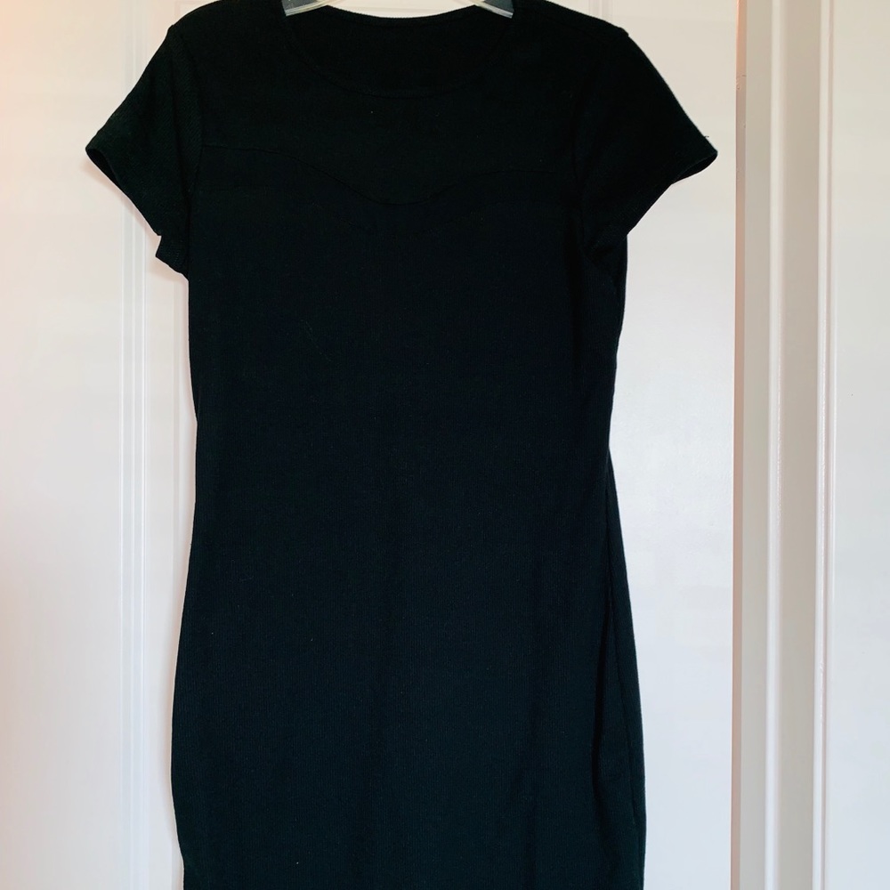 Little black dress.